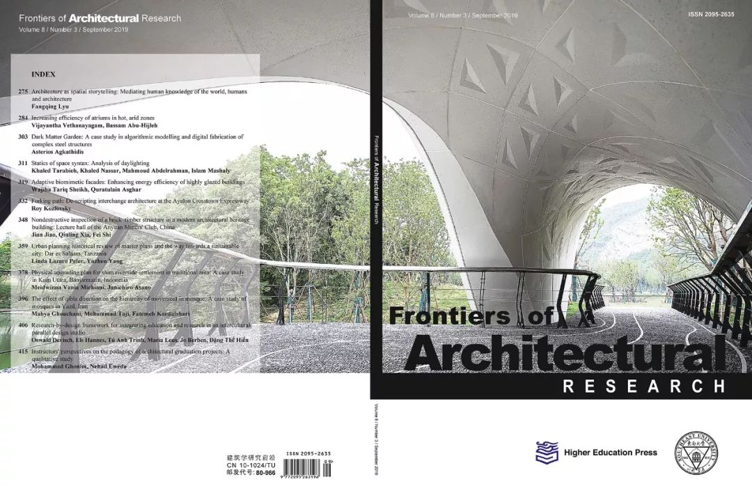 frontiers of architectural research